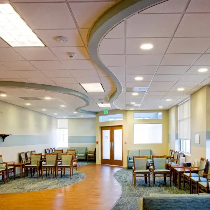 healthcare facility lobby